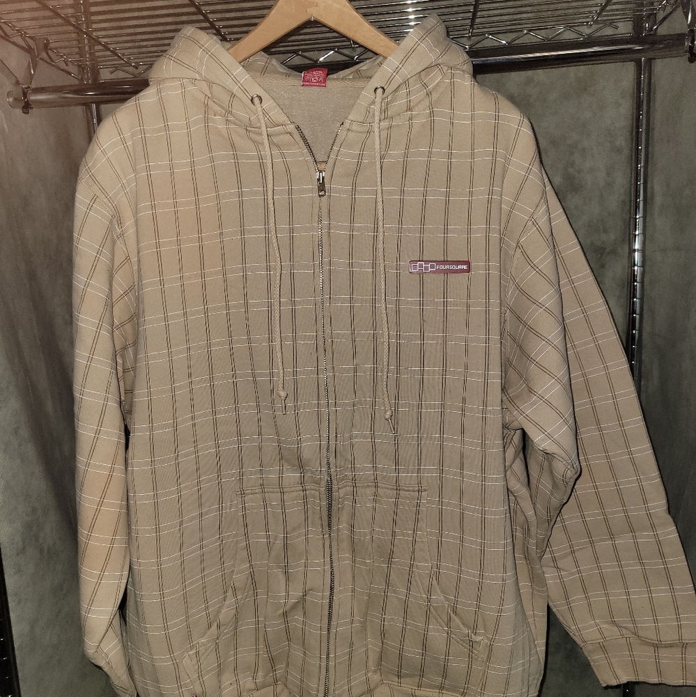 Four Square Mens Hooded Sweatshirt Size XL